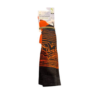 Unisex Smartwool Snowboard Socks Size m Black Orange